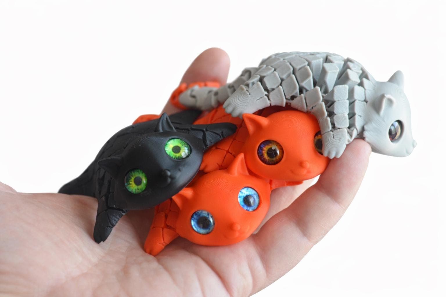 3D Printed Flying Squirrel Fidget Toy – Articulated Flexi Animal Desk Creature