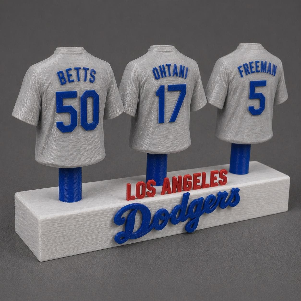3D Printed Baseball Jersey Display | LA Dodgers | Any Player Name & Number